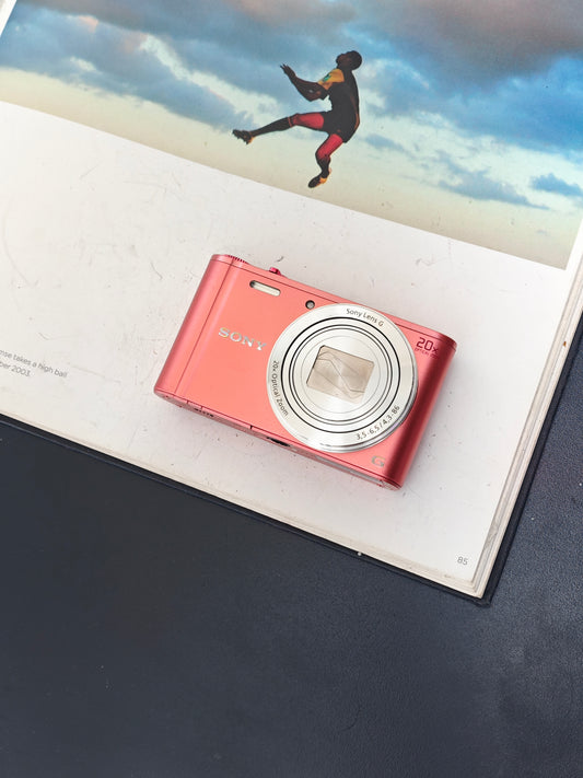 Used Sony Cyber Shot DSC-WX350 pink Digital Camera [JPN only, No charger] #0225481