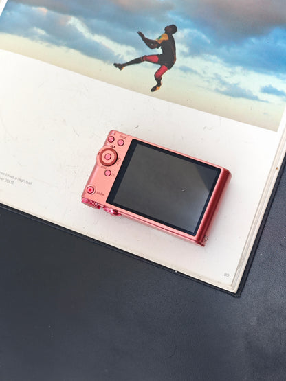 Used Sony Cyber Shot DSC-WX350 pink Digital Camera [JPN only, No charger] #0225481