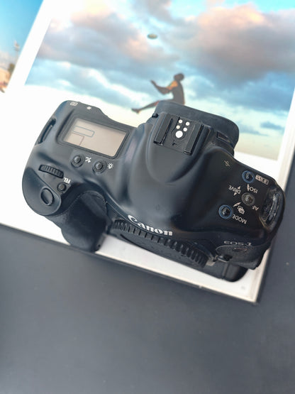 Canon EOS-1V with PB-E2