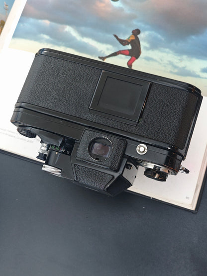Nikon F2 Photomic black with Nikon Micro-Nikkor-P.C Auto 55mm F3.5