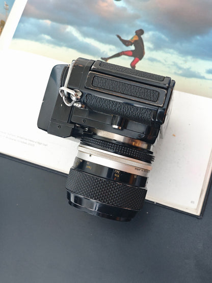 Nikon F2 Photomic black with Nikon Micro-Nikkor-P.C Auto 55mm F3.5