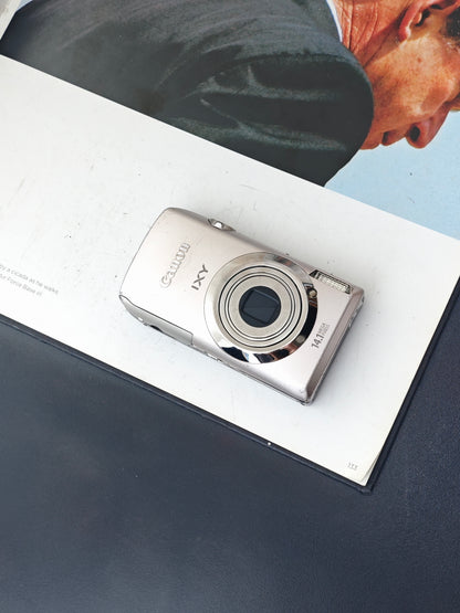 Used Canon IXY 10S silver Digital Camera [No charger]