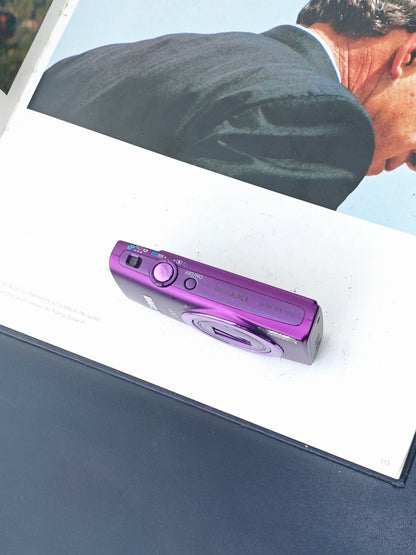 Used Canon IXY 630 purple Digital Camera