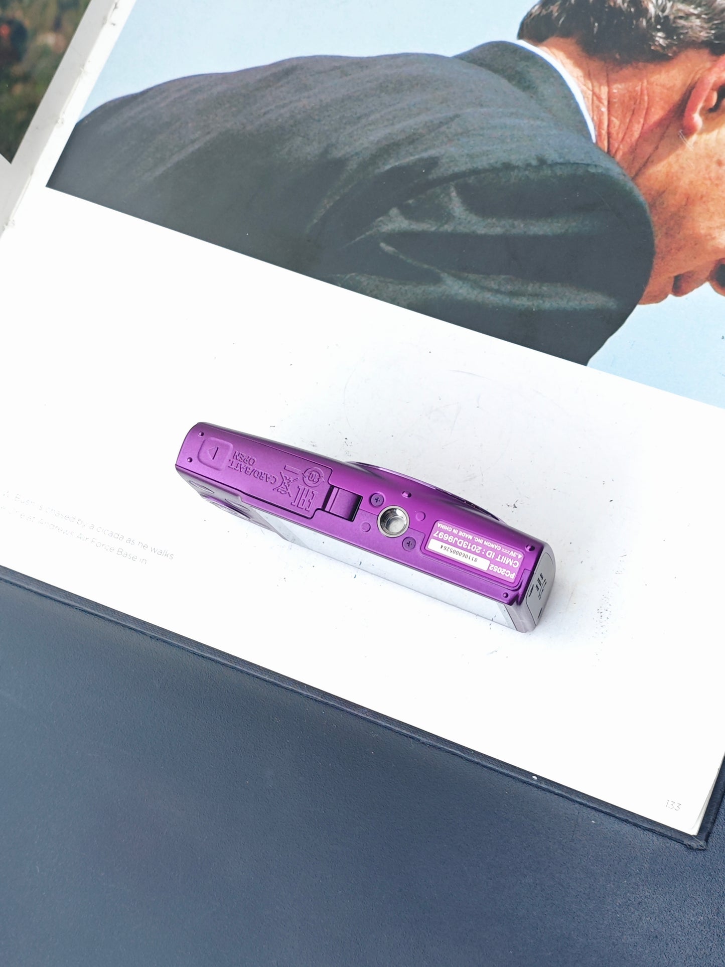 Used Canon IXY 630 purple Digital Camera