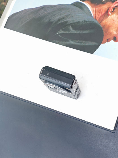 Used Panasonic Lumix DMC-FX37 black Digital Camera [JPN only, No charger]