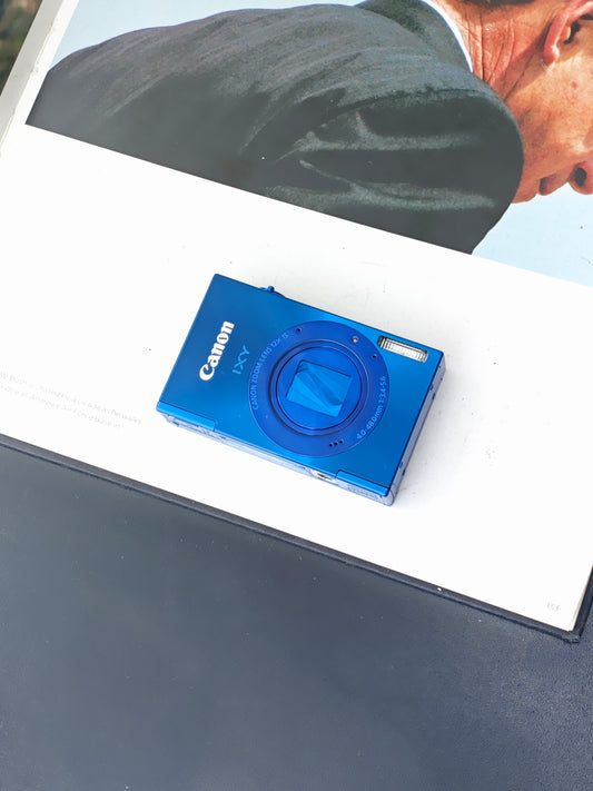 Used Canon IXY 3 blue Digital Camera [with box]