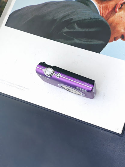 Used Nikon Coolpix S5100 purple Digital Camera [No charger]