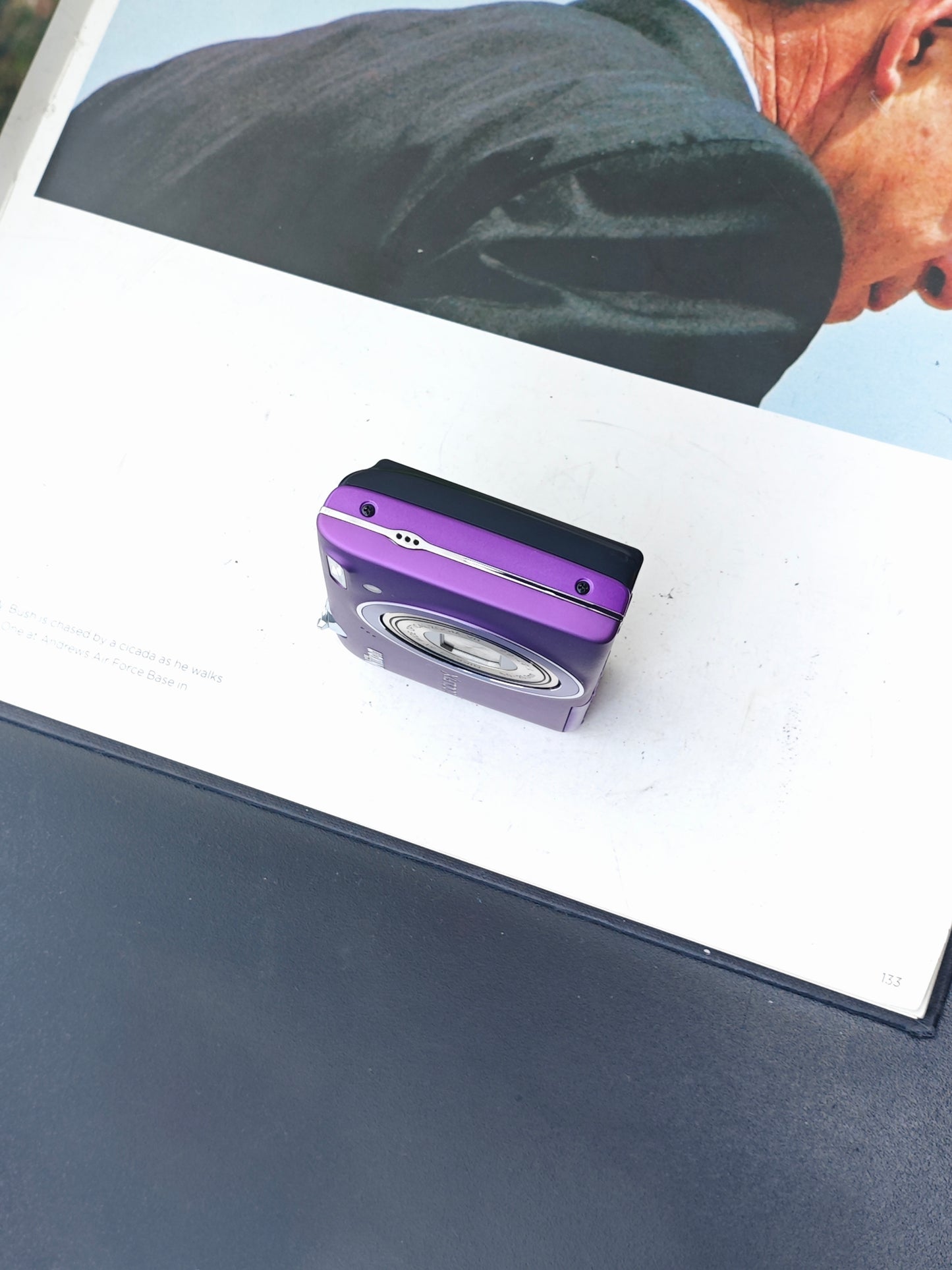 Used Nikon Coolpix S5100 purple Digital Camera [No charger]