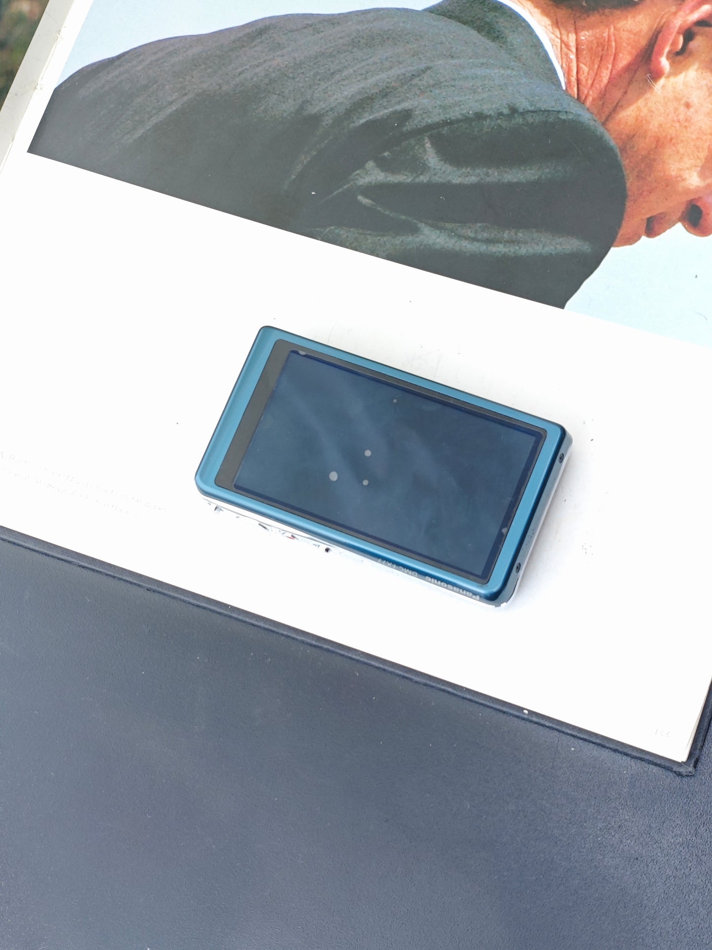 Used Panasonic Lumix DMC-FX77 blue Digital Camera [JPN only,with box]