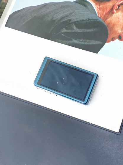 Used Panasonic Lumix DMC-FX77 blue Digital Camera [JPN only,with box]