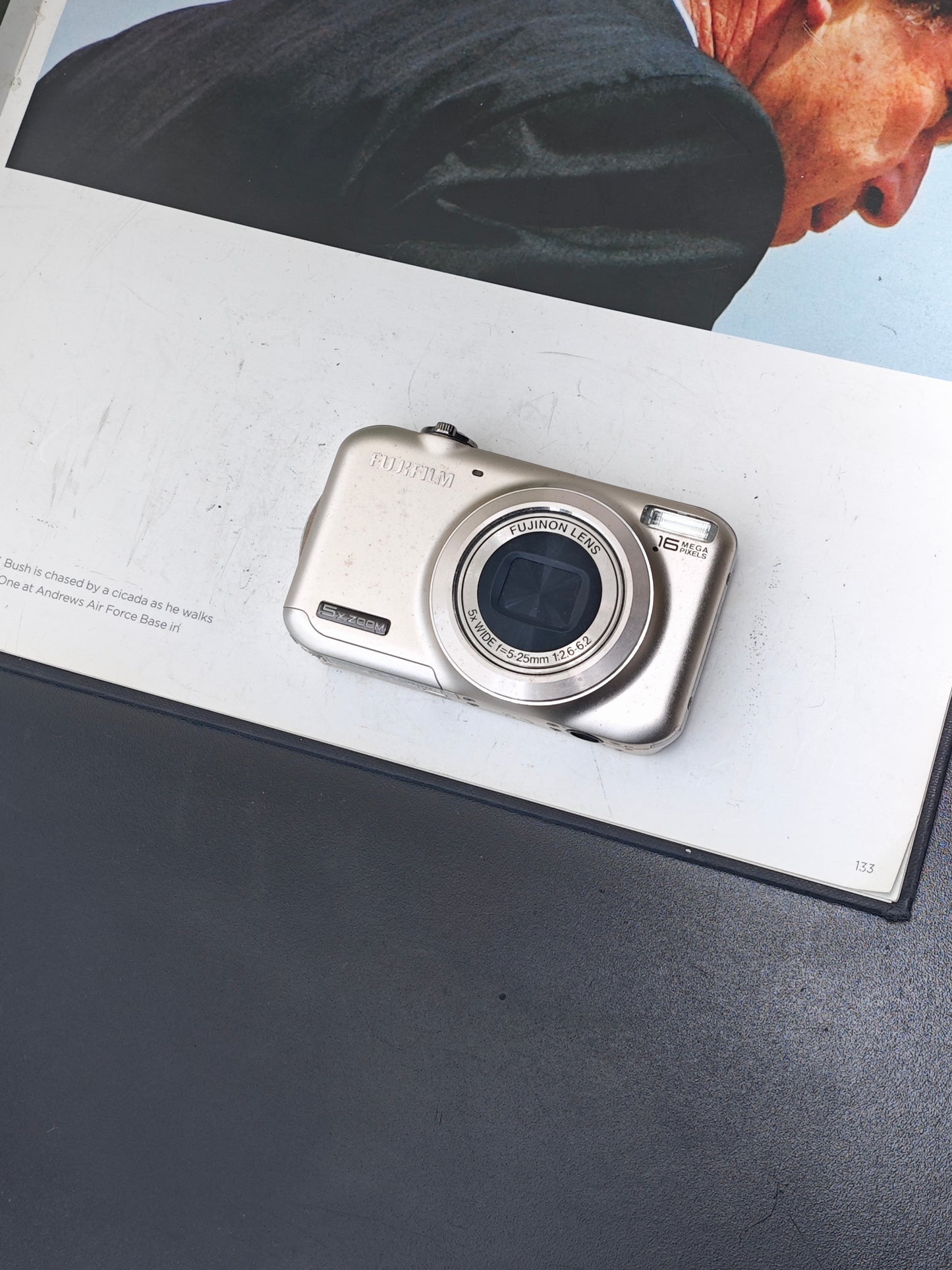 Used FujiFilm Finepix JX400 silver Digital Camera [No charger]