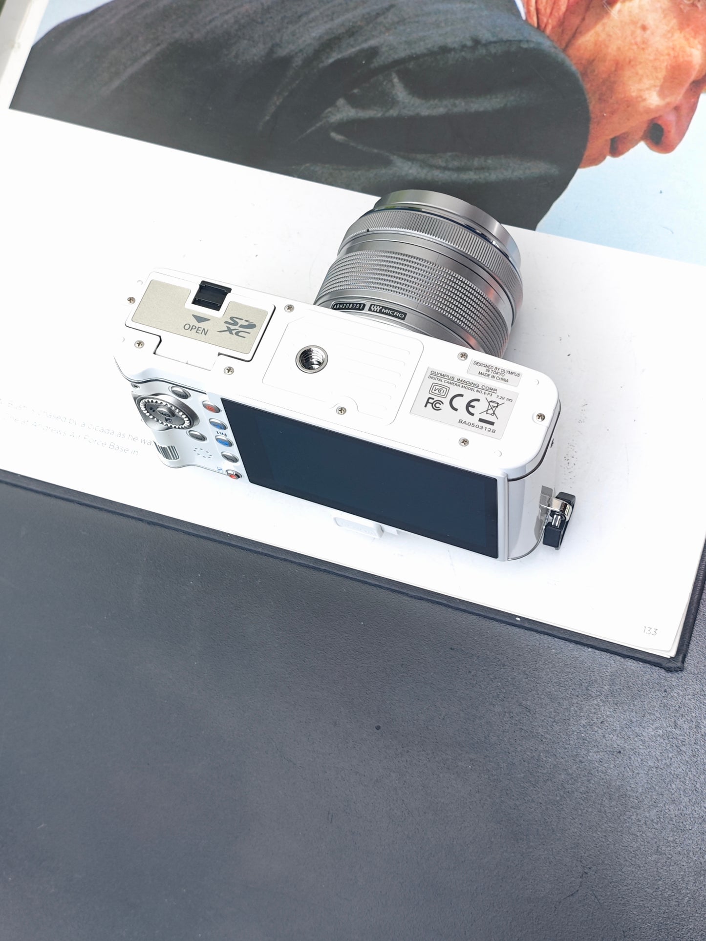 *READ* Used Olympus PEN E-P3 white with M.Zuiko Digital 14-42mm F3.5-5.6 II R MSC