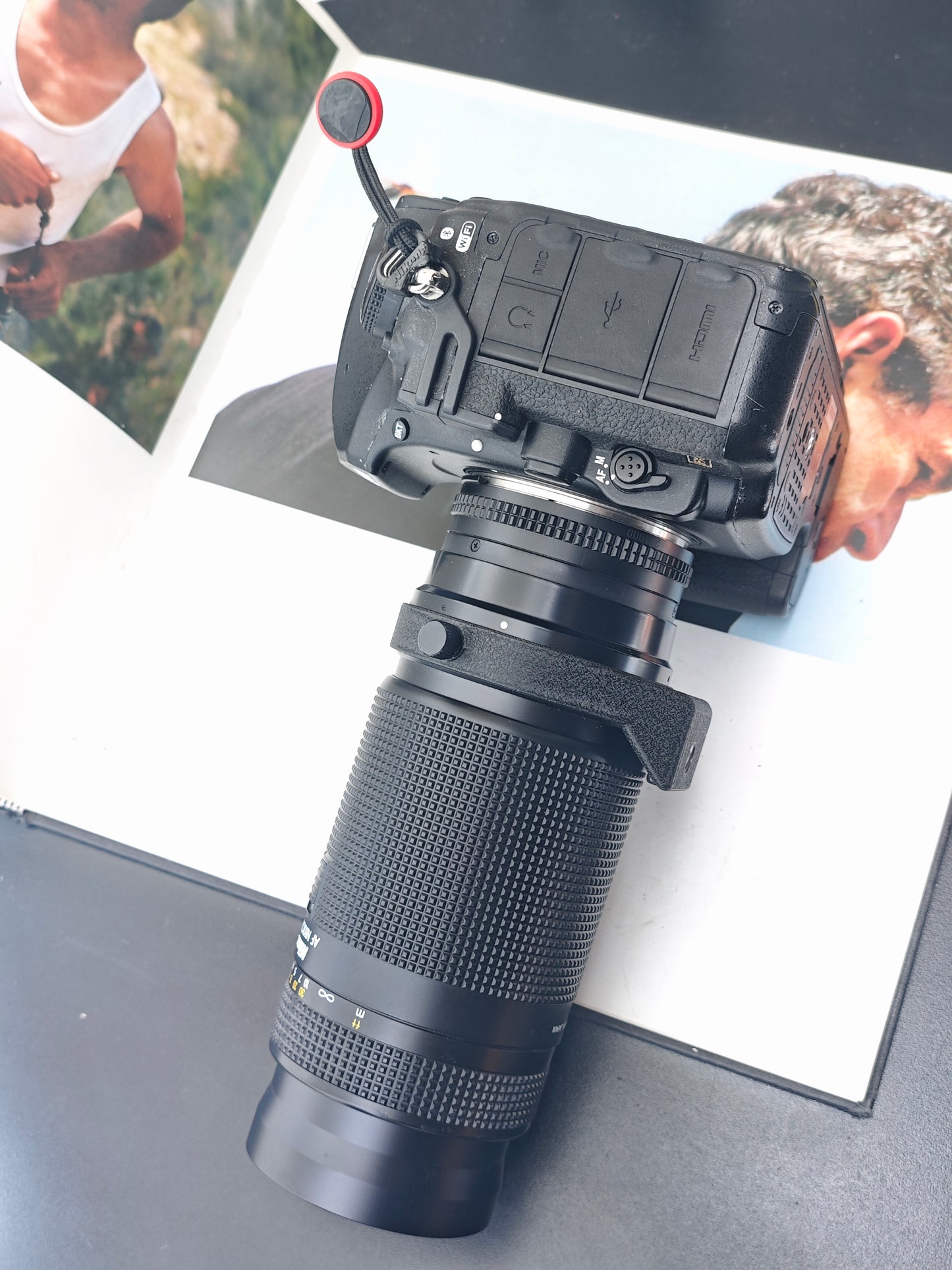 Used Nikon D850 with Nikon AF Nikkor 75-300mm F4.5-5.6 [No charger]