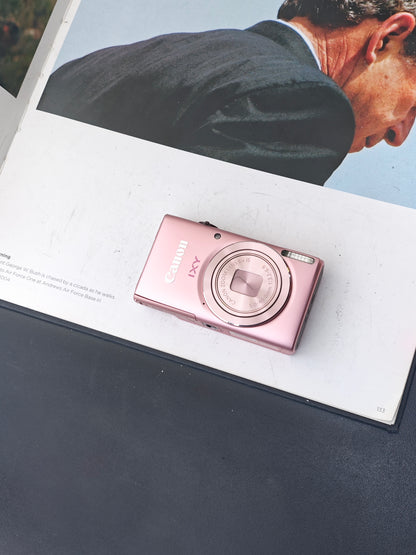 Used Canon IXY 90F pink Digital Camera [with box]