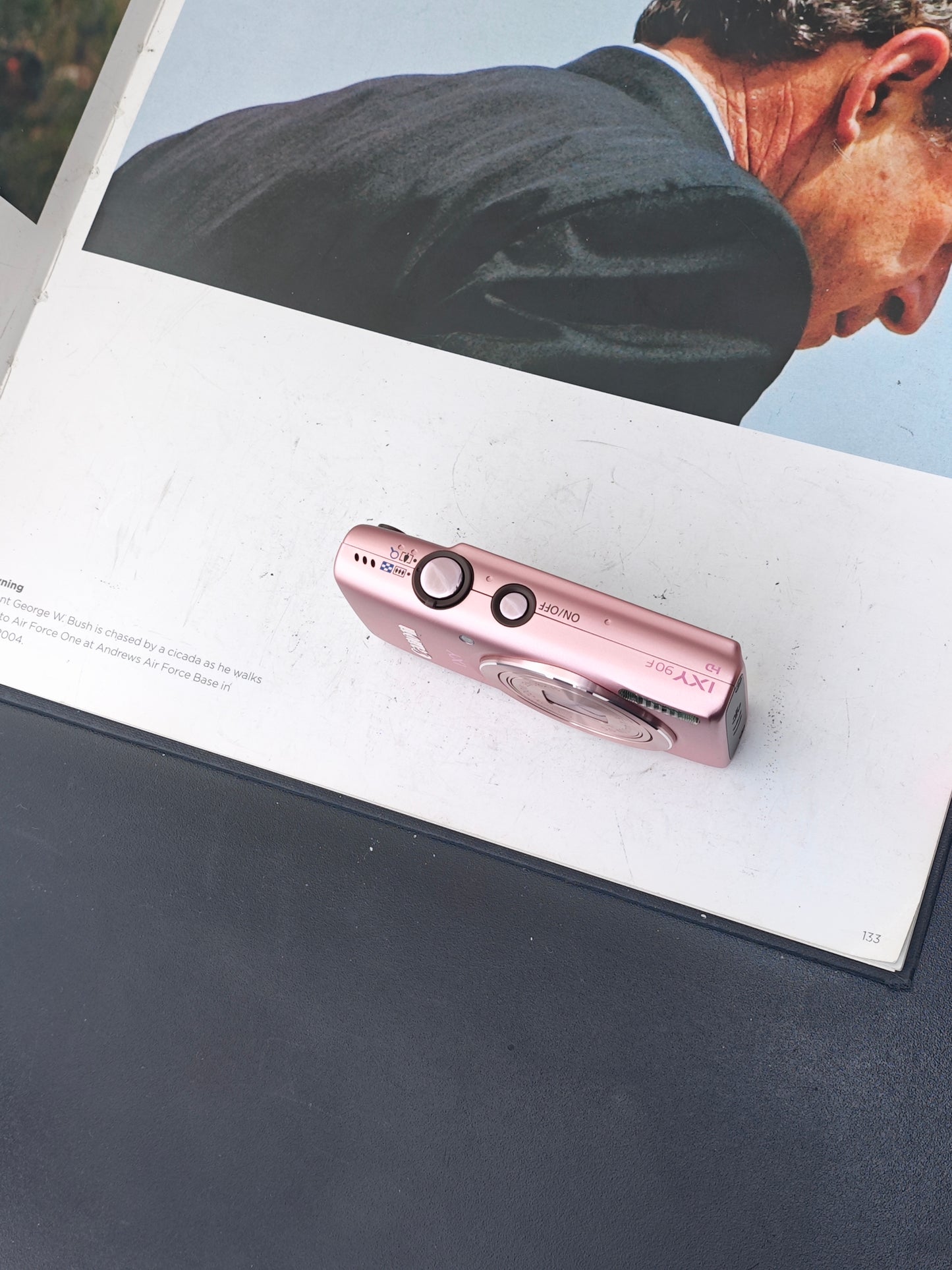 Used Canon IXY 90F pink Digital Camera [with box]