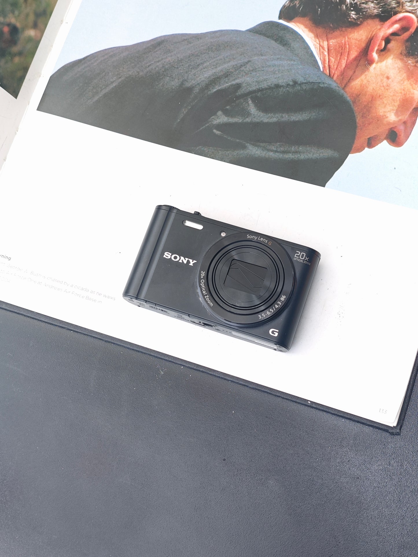 Used Sony Cyber-shot DSC-WX300 black Digital Camera [JPN only, No charger]