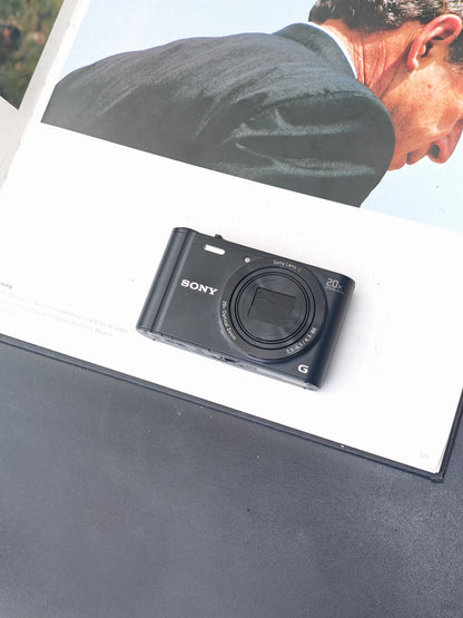 Used Sony Cyber-shot DSC-WX300 black Digital Camera [JPN only, No charger]