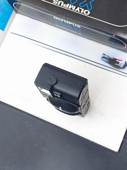 *READ* Olympus XA2 with A11 flash black [with box]