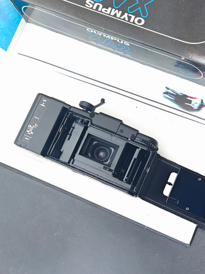 *READ* Olympus XA2 with A11 flash black [with box]