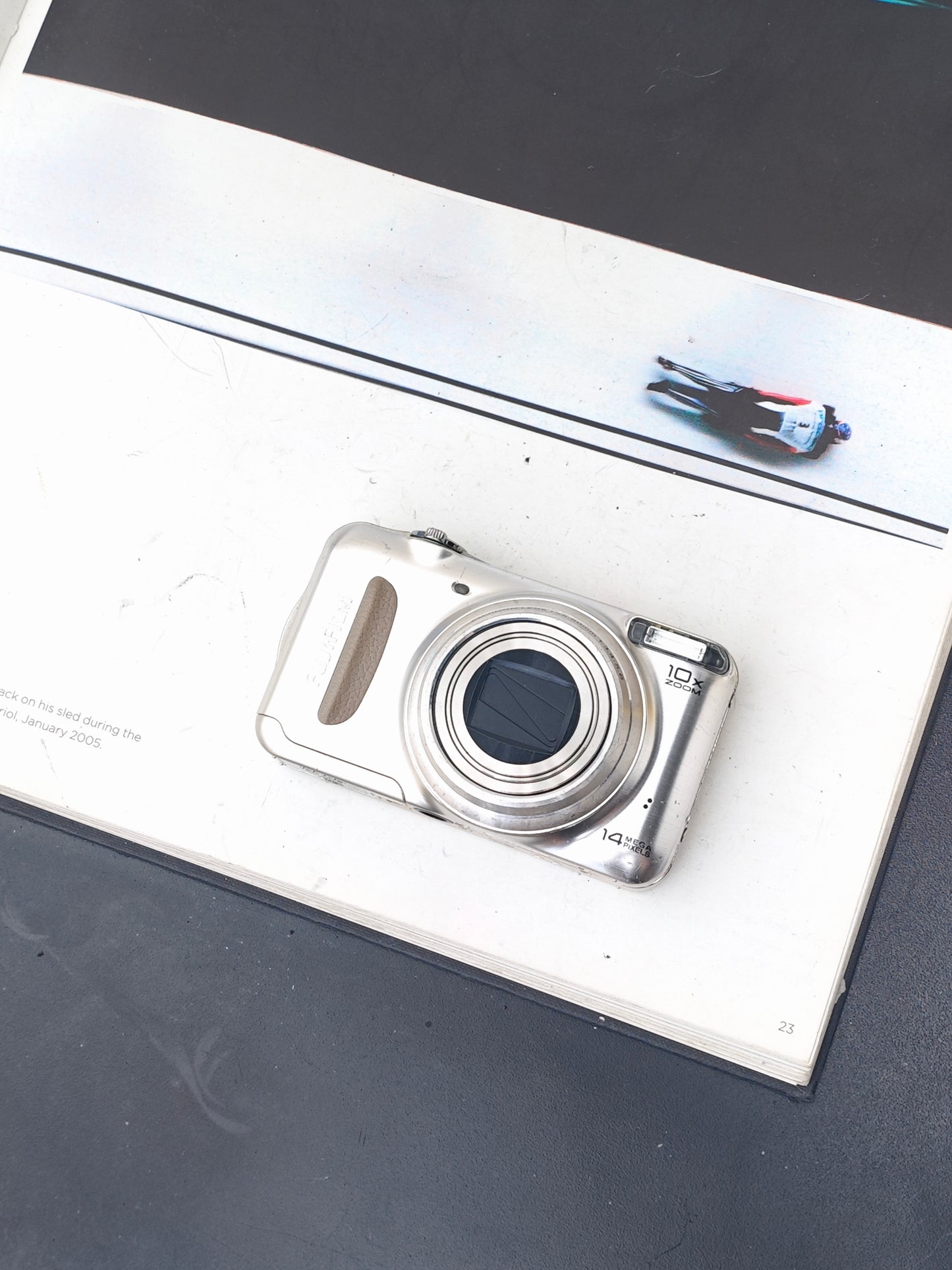 Used Fujifilm Finepix T300 silver Digital Camera [No charger]