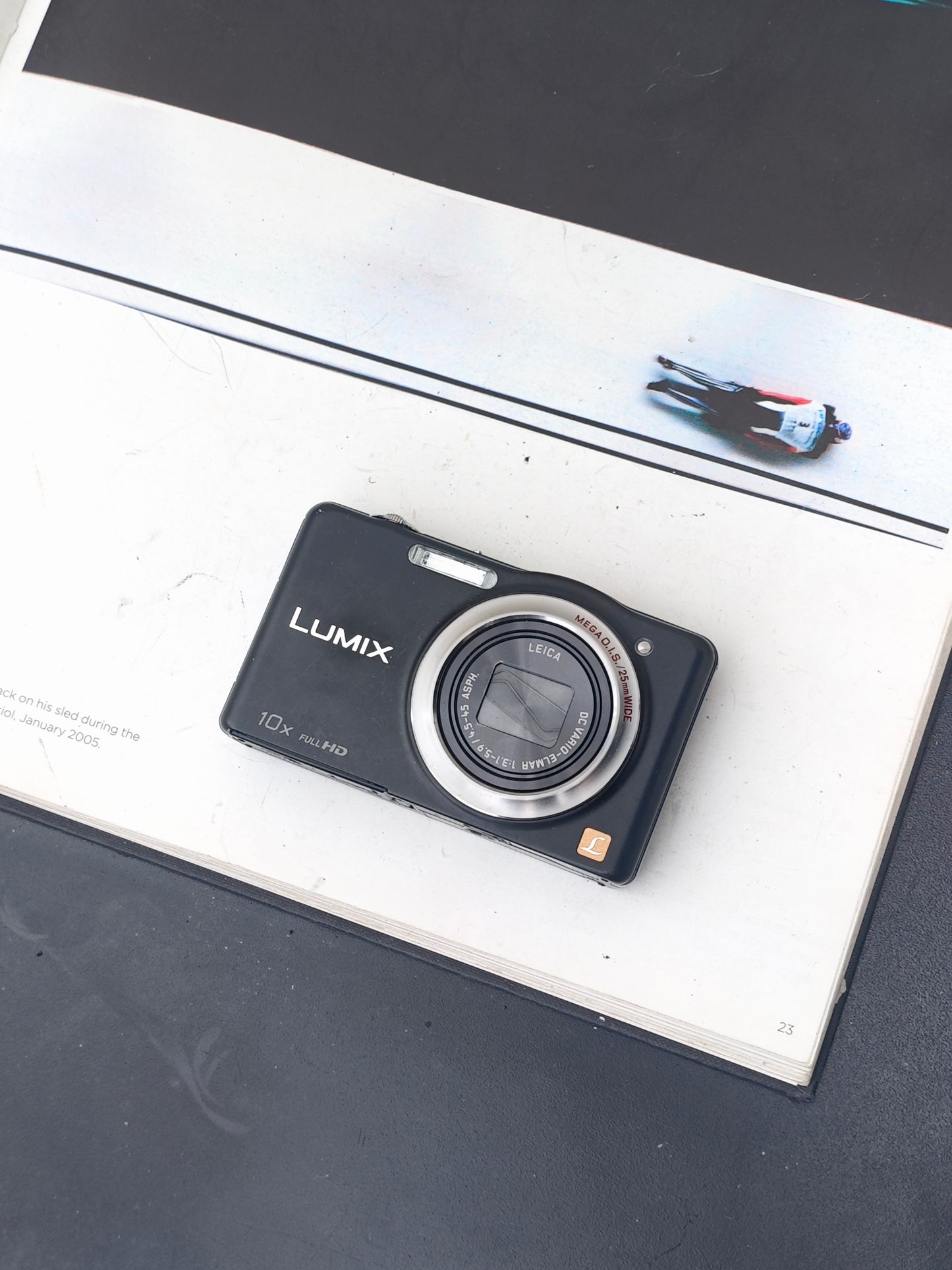 Used Panasonic Lumix DMC-SZ7 black Digital Camera [JPN only, No charger]