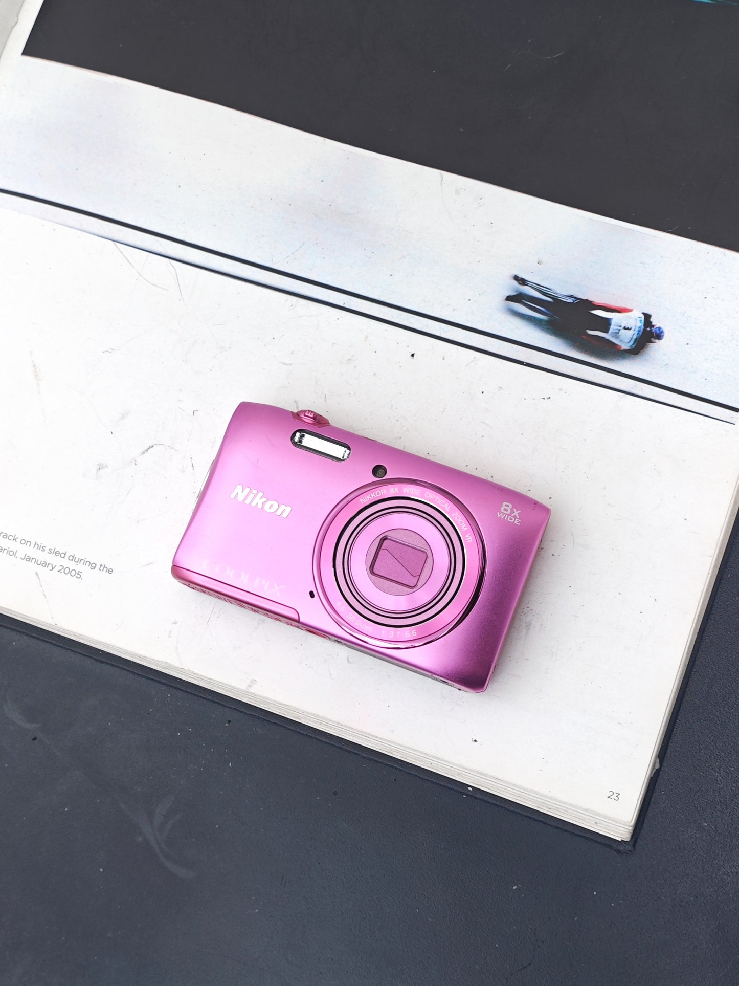 Used Nikon Coolpix S3600 pink Digital Camera [No charger] #22028297