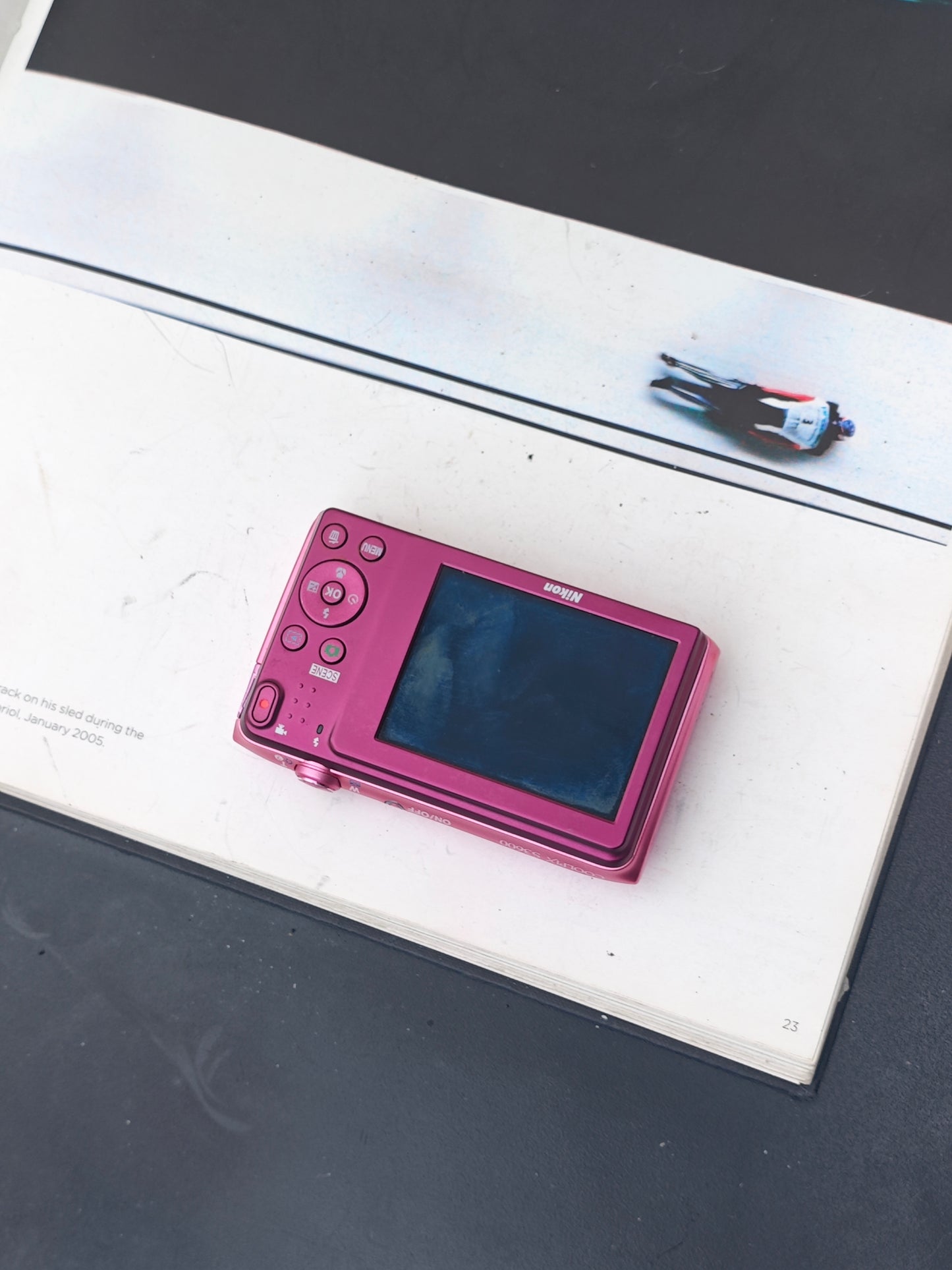 Used Nikon Coolpix S3600 pink Digital Camera [No charger] #22028297