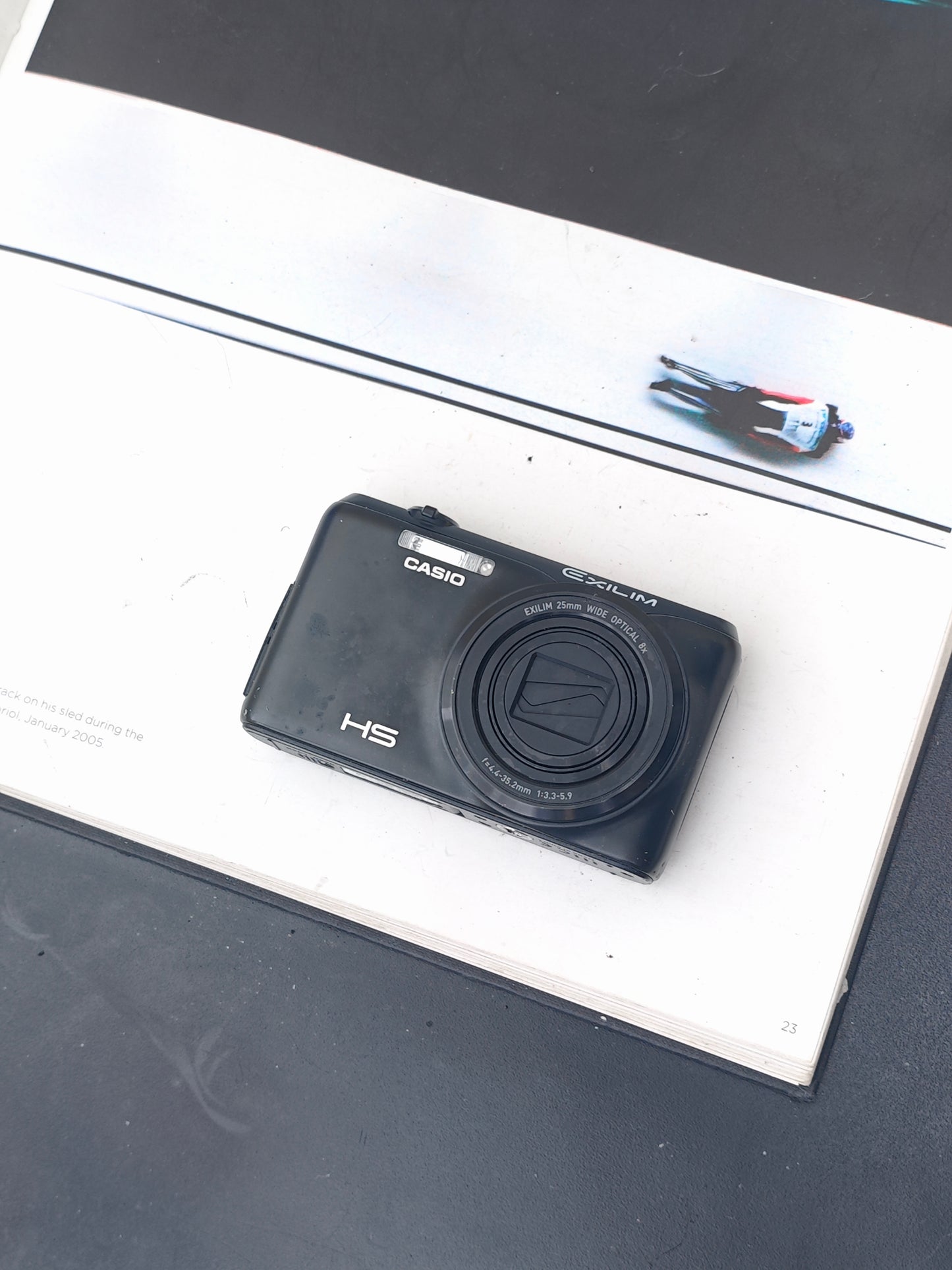 Used Casio EXILIM EX-ZR20 black Digital Camera [No charger]