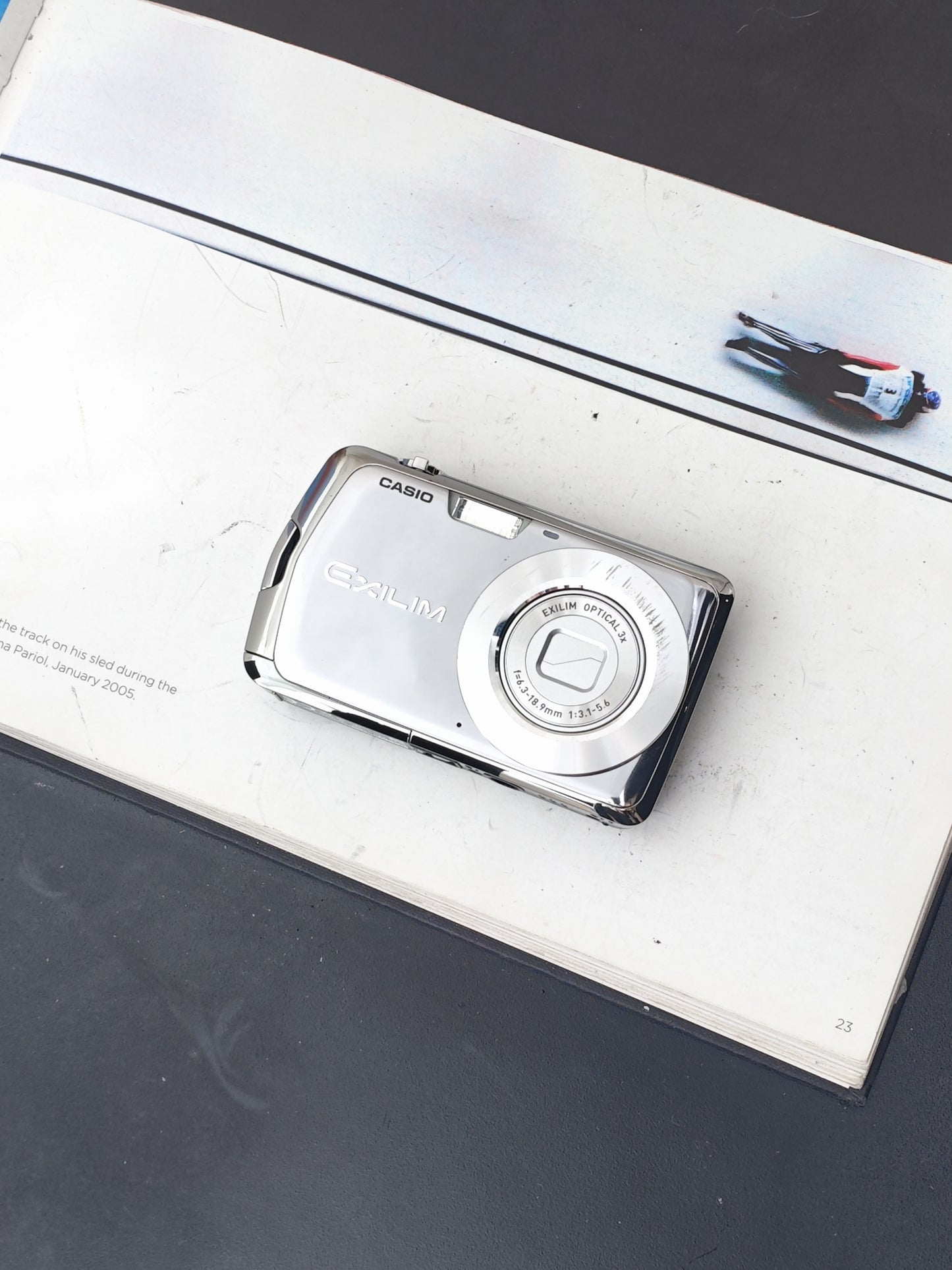 Used Casio EXILIM EX-Z1 silver Digital Camera [with box]