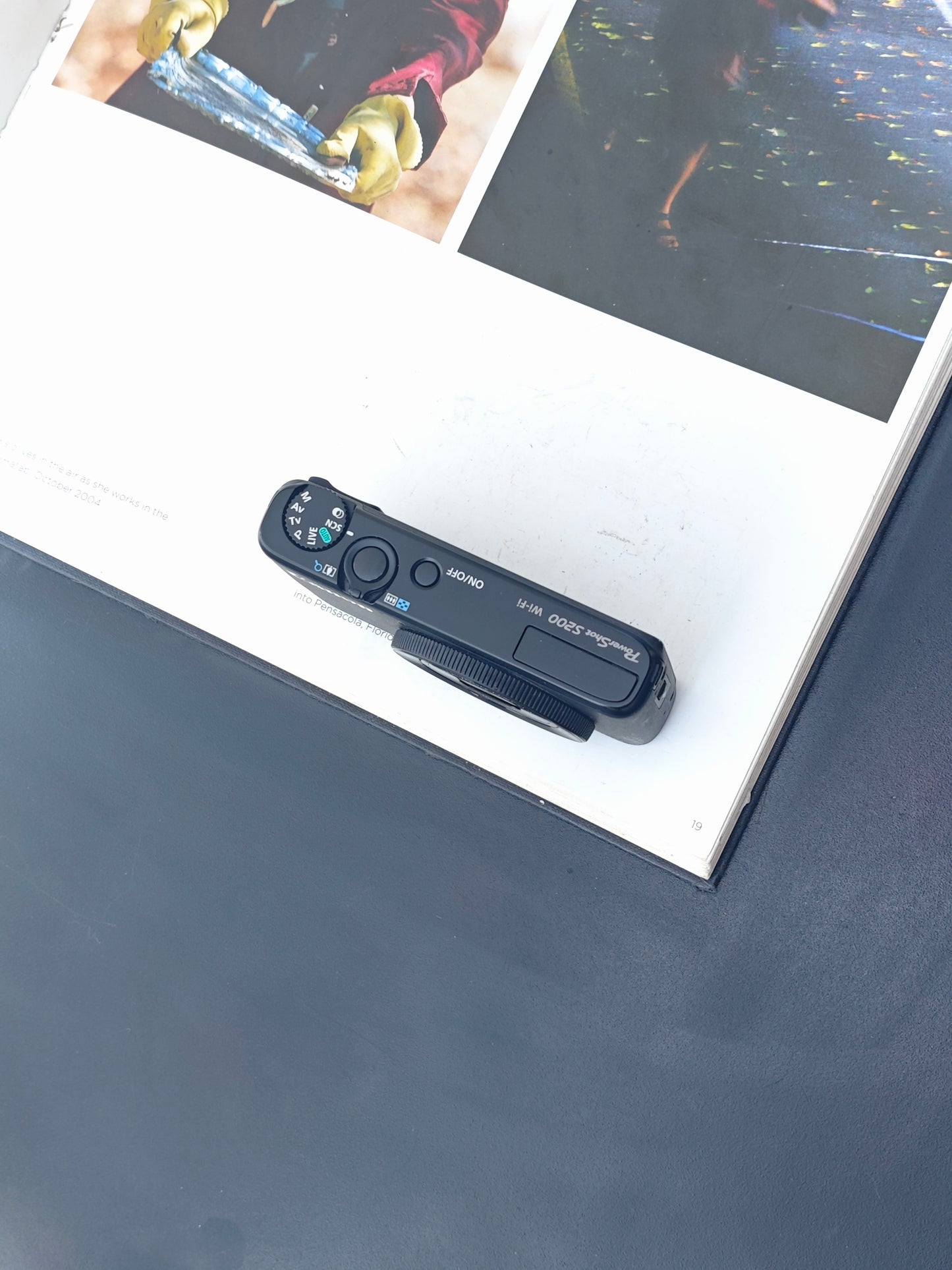 Used Canon PowerShot S200 black Digital Camera [No charger]