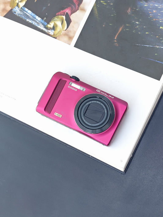 Used Casio EXILIM EX-ZR200 pink Digital Camera [No charger]
