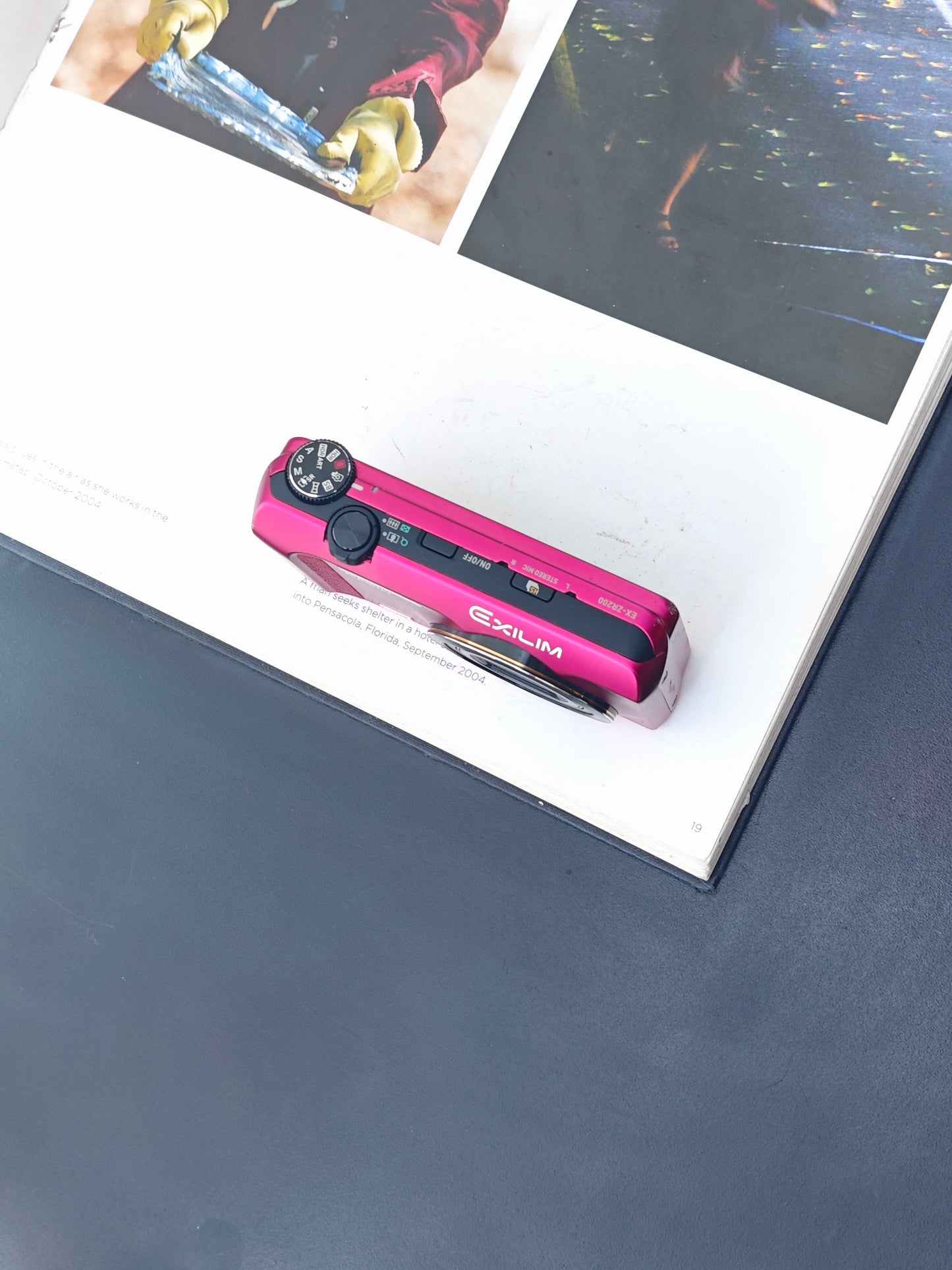 Used Casio EXILIM EX-ZR200 pink Digital Camera [No charger]