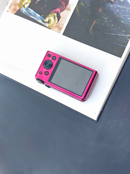 Used Casio EXILIM EX-ZR200 pink Digital Camera [No charger]