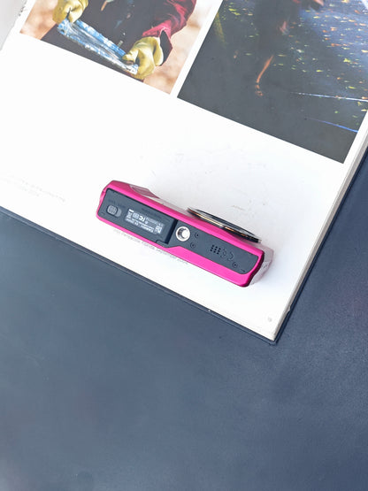 Used Casio EXILIM EX-ZR200 pink Digital Camera [No charger]