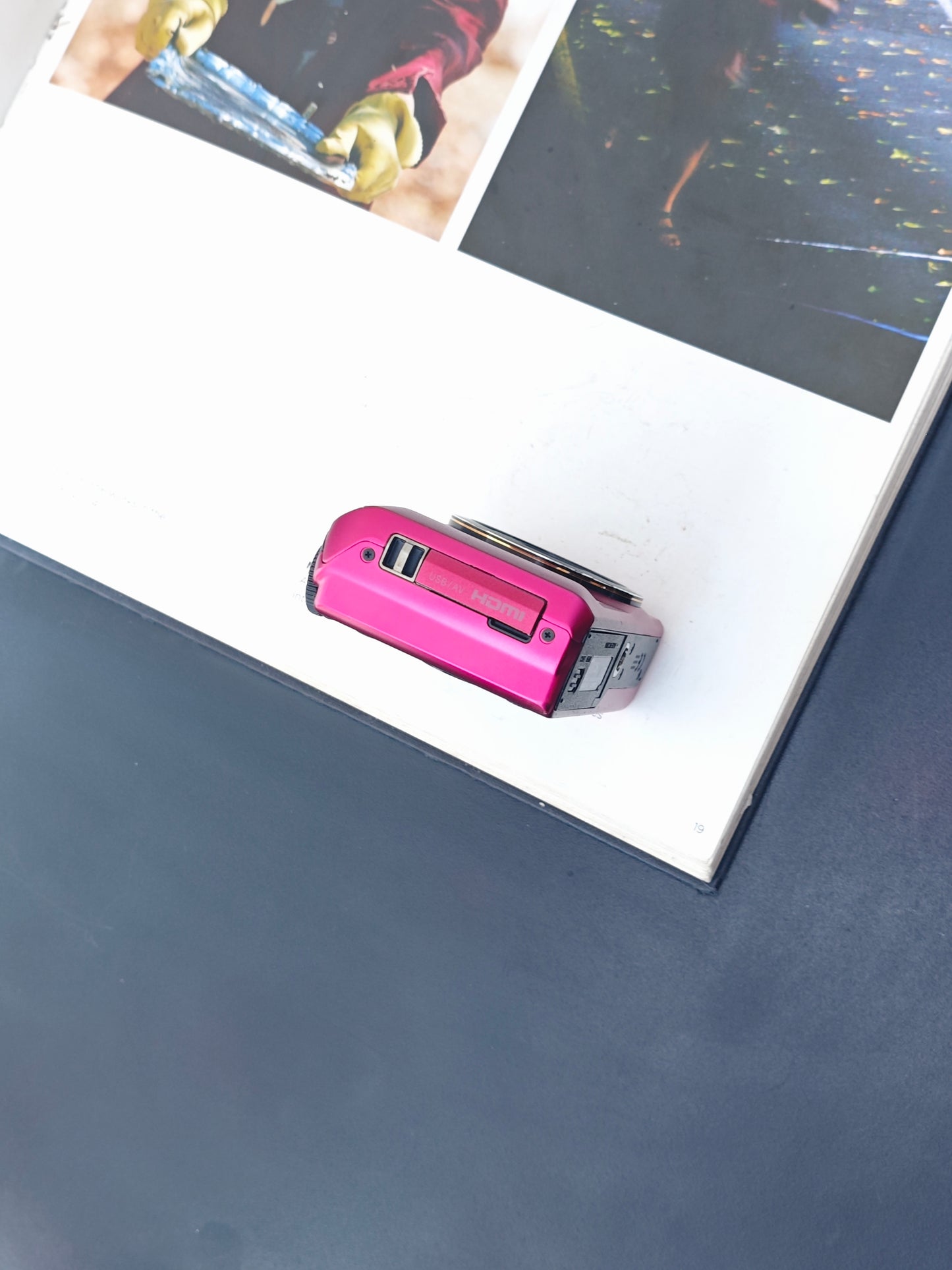 Used Casio EXILIM EX-ZR200 pink Digital Camera [No charger]