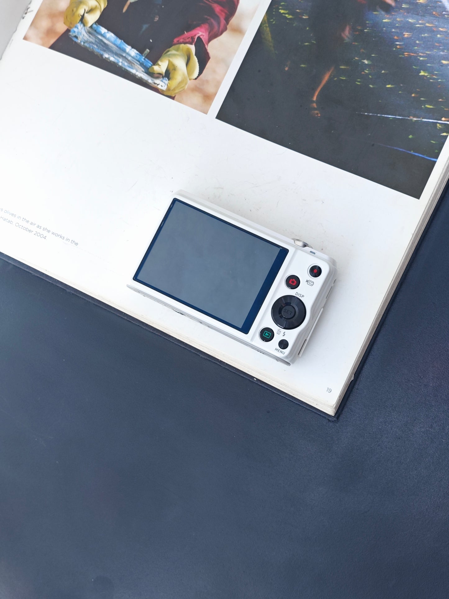 Used Casio EXILIM EX-ZR20 white Digital Camera [No charger]