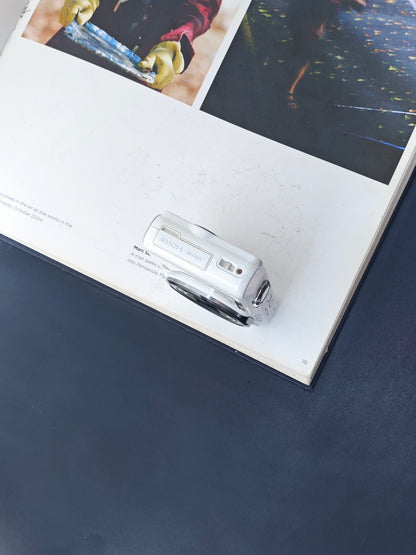Used Casio EXILIM EX-ZR20 white Digital Camera [No charger]