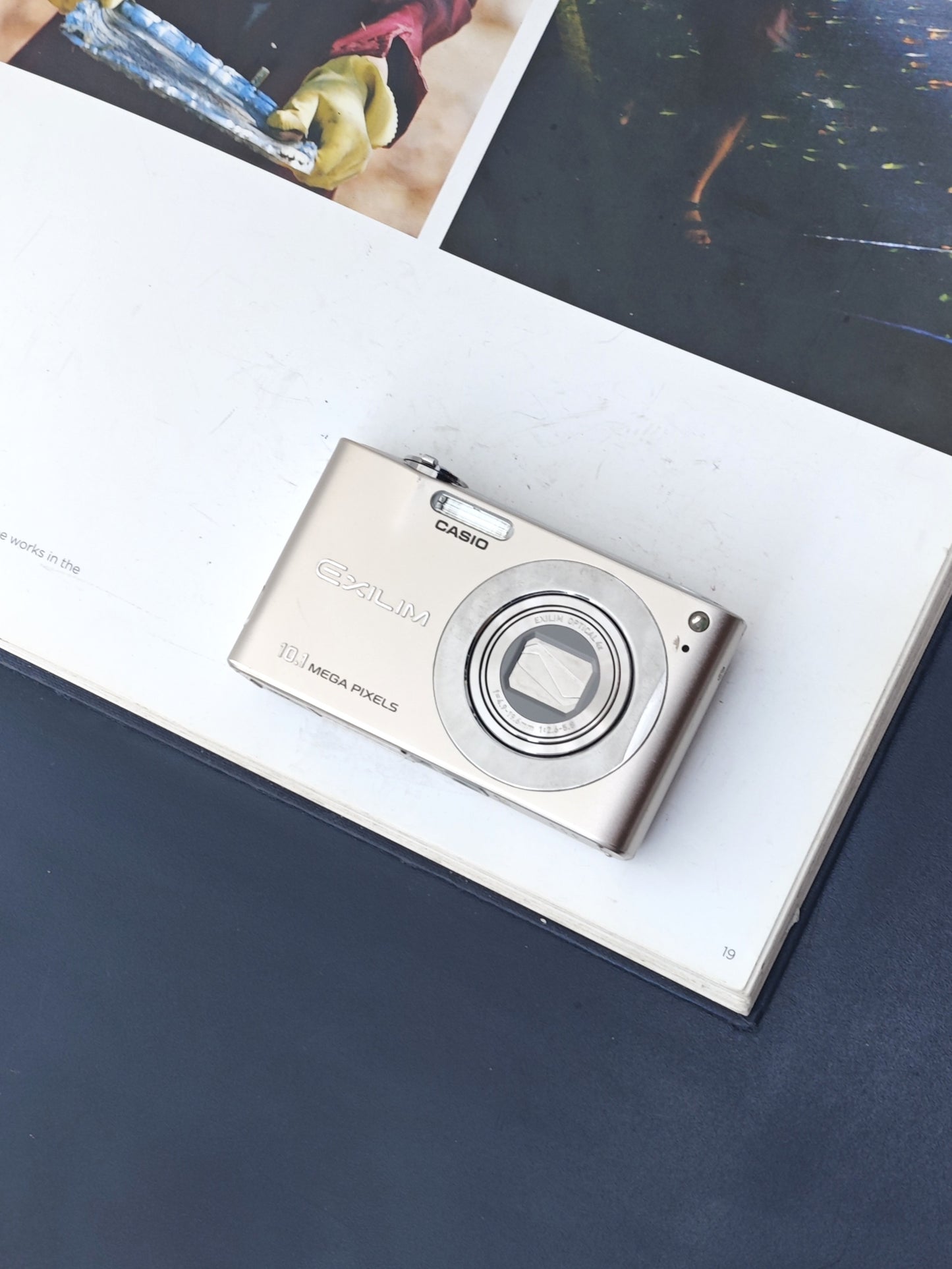 Used Casio EXILIM EX-Z100 silver Digital Camera #14026251A