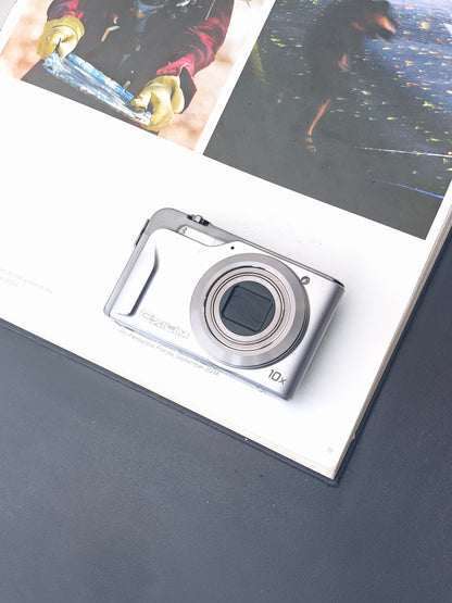 Used Casio EXILIM EX-H10 silver Digital Camera [No charger] #10065603A
