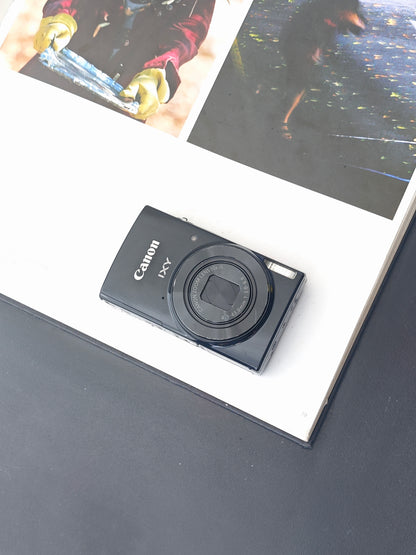 Used Canon IXY 190 black Digital Camera [No charger]