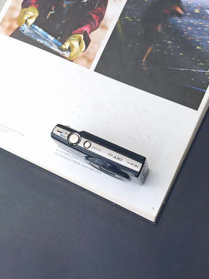 Used Canon IXY 190 black Digital Camera [No charger]