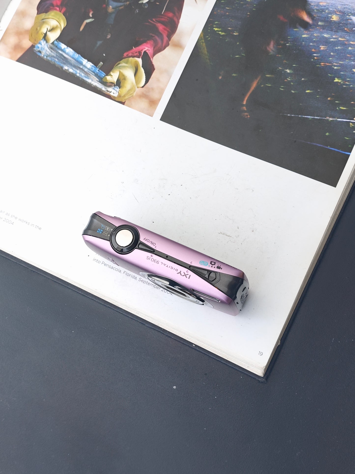 Used Canon IXY 930 IS pink Digital Camera [No charger]
