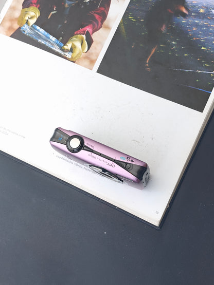 Used Canon IXY 930 IS pink Digital Camera [No charger]