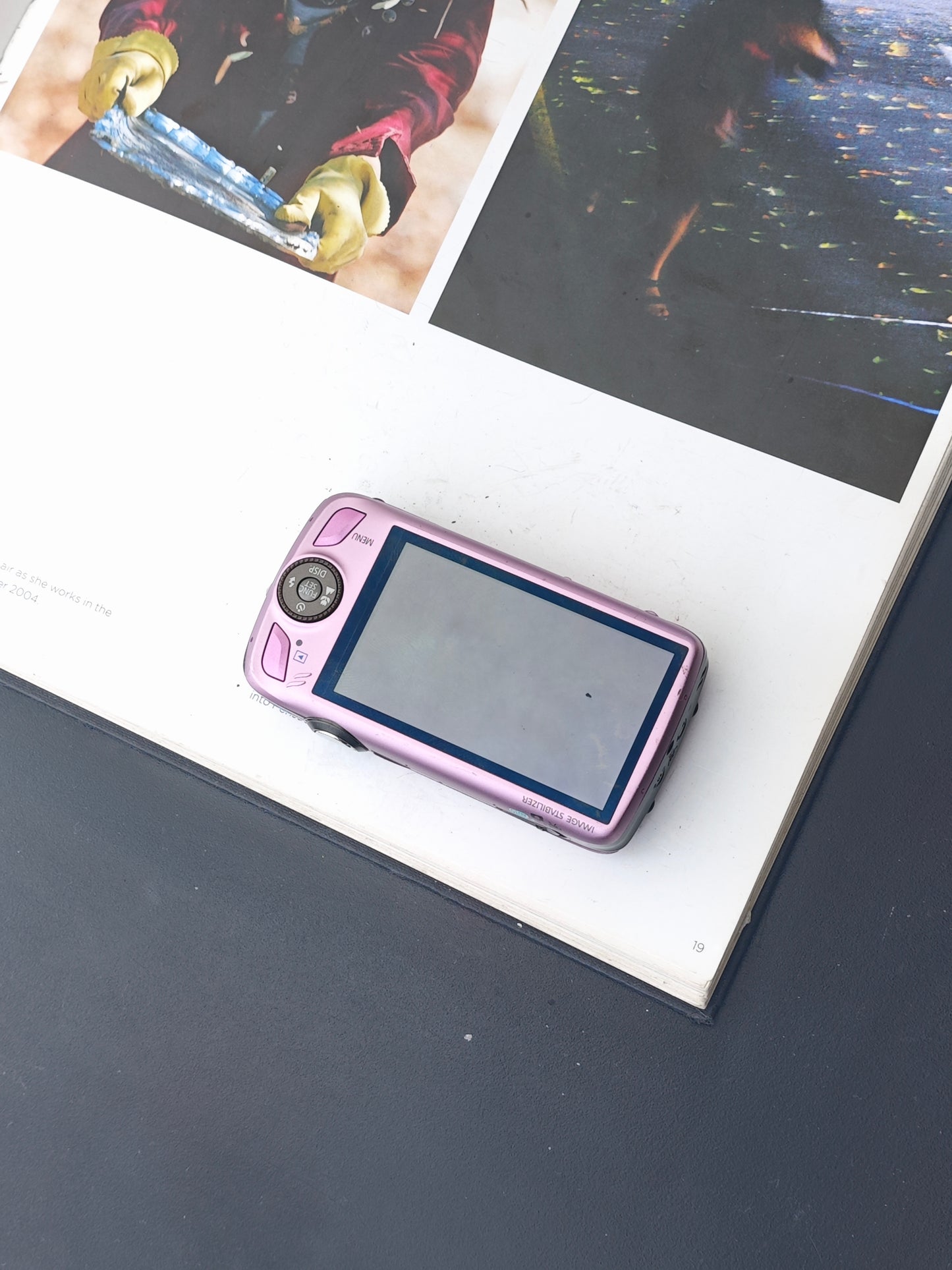 Used Canon IXY 930 IS pink Digital Camera [No charger]