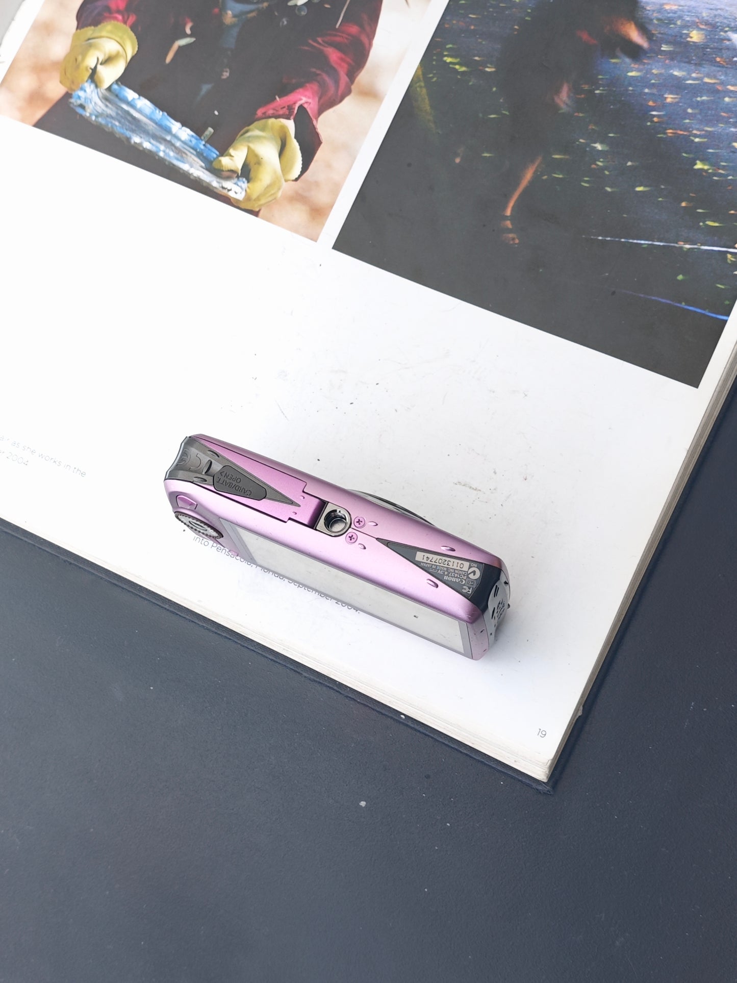 Used Canon IXY 930 IS pink Digital Camera [No charger]
