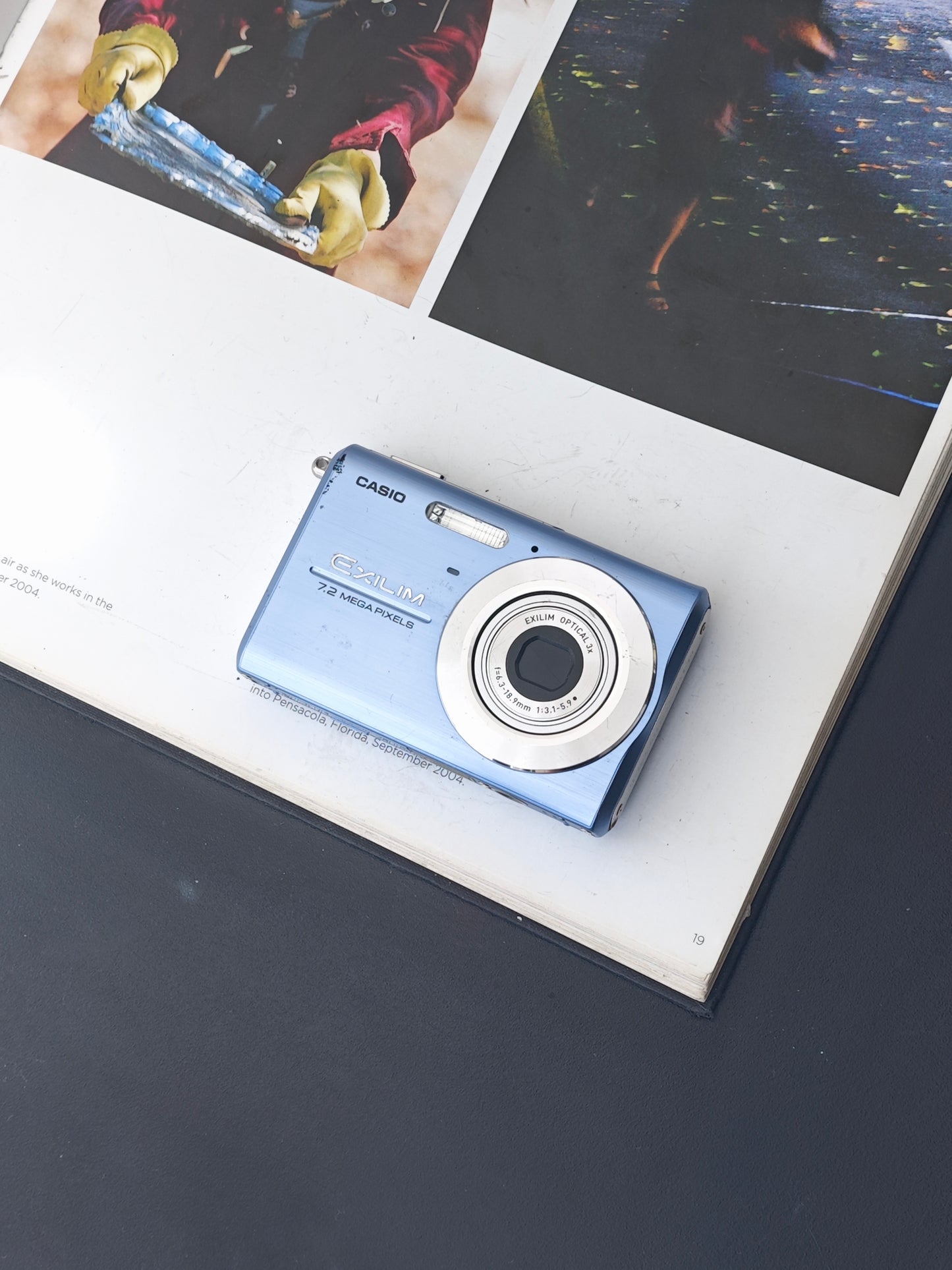 Used Casio EXILIM EX-Z75 blue Digital Camera [No charger]