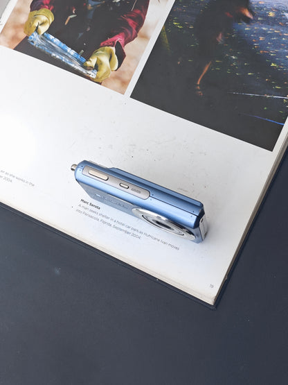 Used Casio EXILIM EX-Z75 blue Digital Camera [No charger]