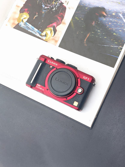 Used Panasonic Lumix GF-1 red body Digital Camera [JPN only, No charger]