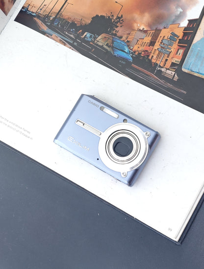 Used Casio EXILIM EX-S600 blue Digital Camera