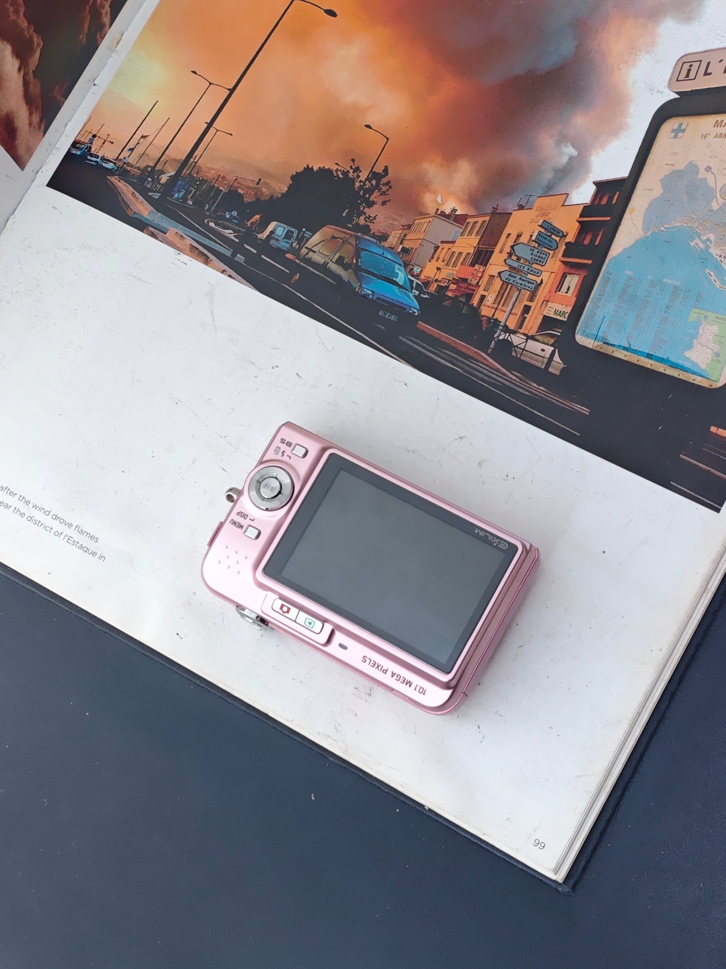 Used Casio EXILIM EX-Z1080 pink Digital Camera [No charger]